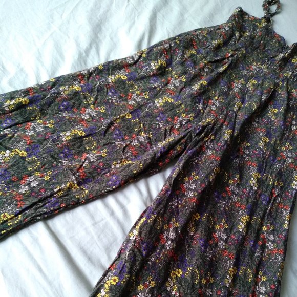 TROPICAL JUMPSUIT WITH FRISON STRAPS - Picture 3 of 9